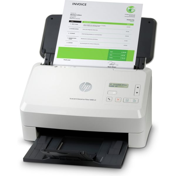 HP Scanjet Enterprise Flow 5000 s5 Paginascanner 600 x 600 DPI A4 Wit (6FW09A#B19)