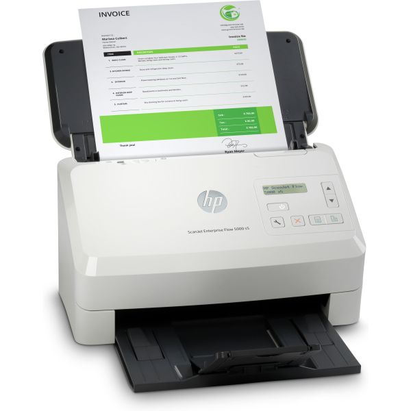 HP Scanjet Enterprise Flow 5000 s5 Paginascanner 600 x 600 DPI A4 Wit (6FW09A#B19)