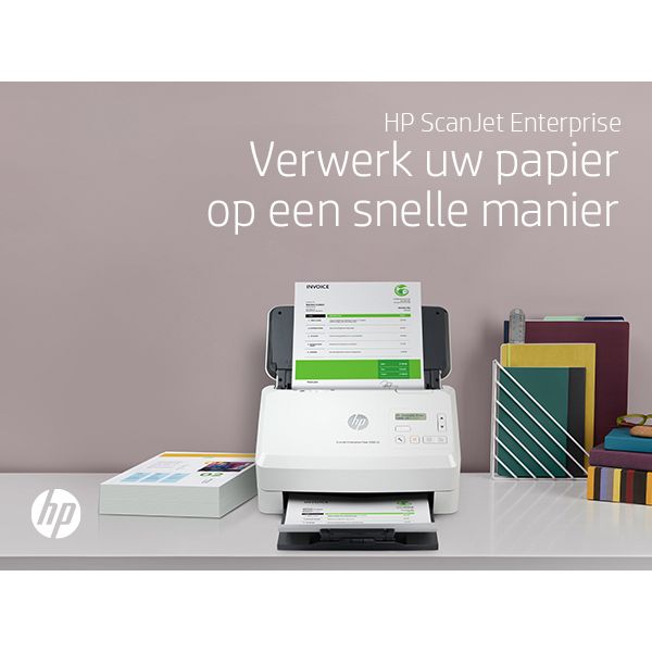 HP Scanjet Enterprise Flow 5000 s5 Paginascanner 600 x 600 DPI A4 Wit (6FW09A#B19)