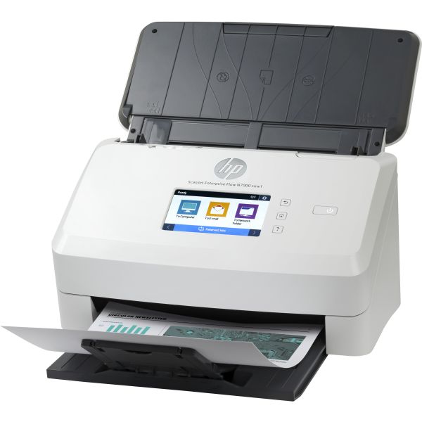 HP Scanjet Enterprise Flow N7000 Paginascanner 600 x 600 DPI A4 Wit (6FW10A#B19) HP Scanjet Enterprise Flow N7000 Paginascanner 600 x 600 DPI A4 Wit