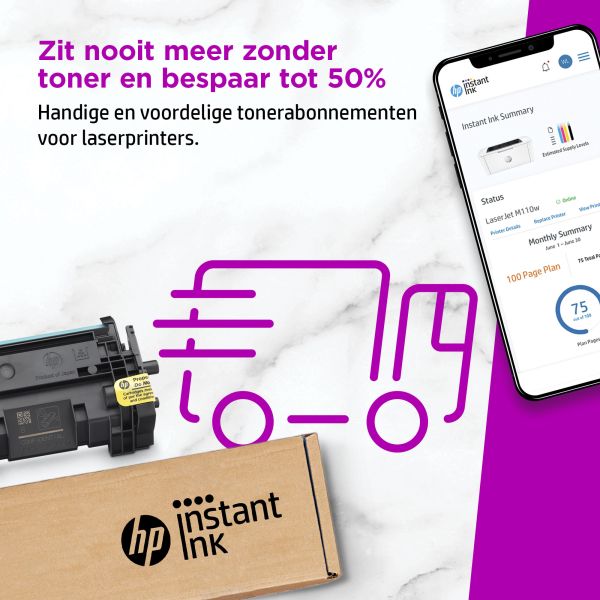 HP LaserJet M110w printer (7MD66F#B19)