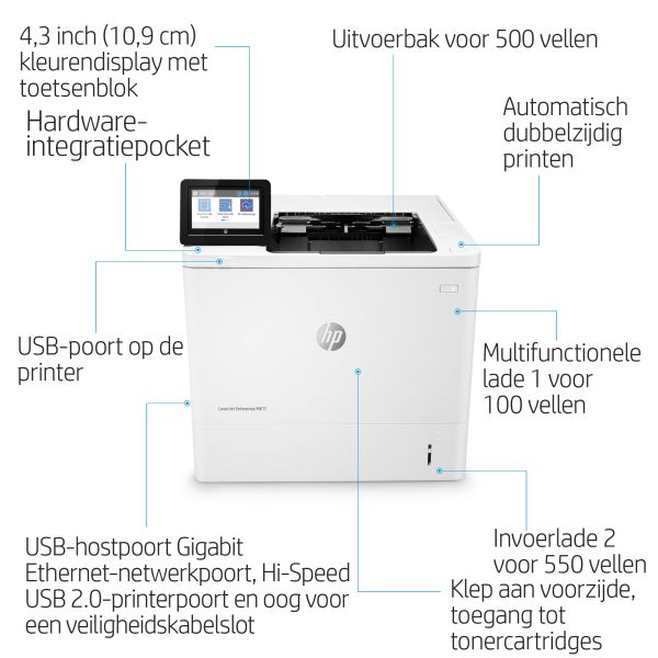 HP LaserJet Enterprise M611dn (7PS84A#B19)
