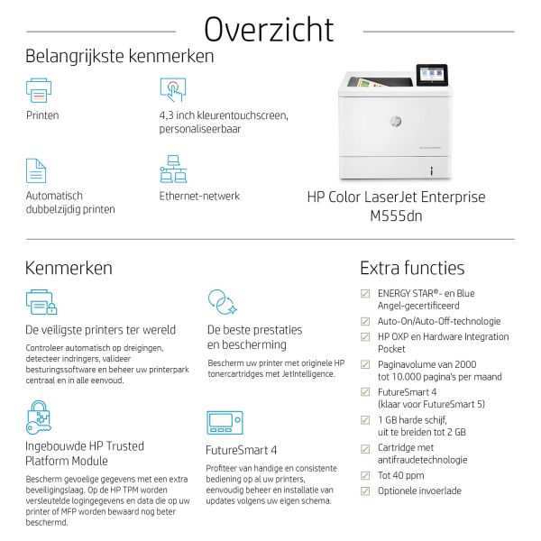 HP Color LaserJet Enterprise M555dn (7ZU78A#B19)