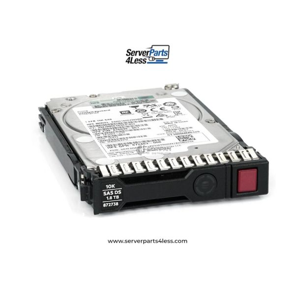 HP 1.8TB 10K SAS 2.5 inch HDD 512e (872738-001O)