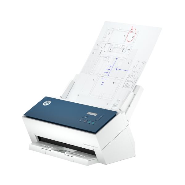 HP ScanJet Enterprise Flow 9000 s1 Paginascanner 600 x 600 DPI A3 Blauw, Wit