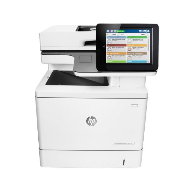 HP Color LaserJet Enterprise MFP M577dn, Kleur, Printer voor Bedrijf, Printen, kopiëren, scannen, Invoer voor 100 vel; Printen via de USB-poort aan voorzijde; Scannen naar e-mail/pdf; Dubbelzijdig printen (B5L46A#B19)