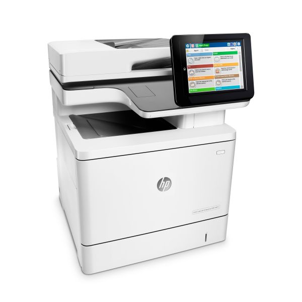 HP Color LaserJet Enterprise MFP M577dn, Kleur, Printer voor Bedrijf, Printen, kopiëren, scannen, Invoer voor 100 vel; Printen via de USB-poort aan voorzijde; Scannen naar e-mail/pdf; Dubbelzijdig printen (B5L46A#B19)