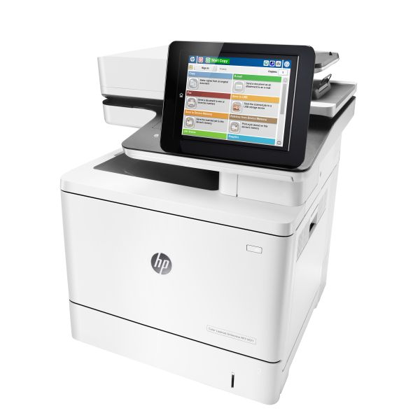 HP Color LaserJet Enterprise MFP M577dn, Kleur, Printer voor Bedrijf, Printen, kopiëren, scannen, Invoer voor 100 vel; Printen via de USB-poort aan voorzijde; Scannen naar e-mail/pdf; Dubbelzijdig printen (B5L46A#B19)