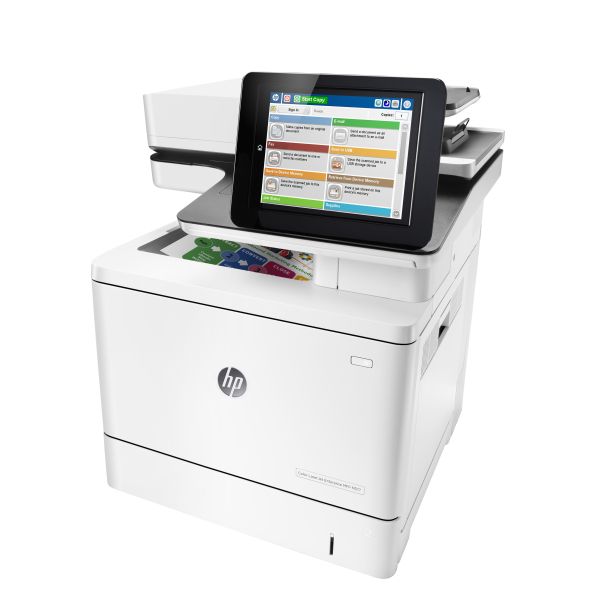HP Color LaserJet Enterprise MFP M577dn, Kleur, Printer voor Bedrijf, Printen, kopiëren, scannen, Invoer voor 100 vel; Printen via de USB-poort aan voorzijde; Scannen naar e-mail/pdf; Dubbelzijdig printen (B5L46A#B19)