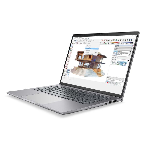 HP ZBook 8 G2a Wolf Pro Security Edition Copilot+ PC AMD Ryzen AI 5 PRO 435 Mobiel werkstation 35,6 cm (14") WUXGA 24 GB DDR5-SDRAM 512 GB SSD Wi-Fi 7 (802.11be) Windows 11 Pro AI Workstation, AI PC Zilver (DN7T3ET#ABH)