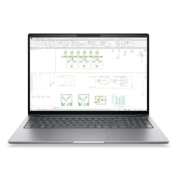 HP ZBook 8 G2i Wolf Pro Security Edition Copilot+ PC Intel Core Ultra 5 336H Mobiel werkstation 40,6 cm (16") WUXGA 24 GB DDR5-SDRAM 512 GB SSD NVIDIA RTX PRO 500 Blackwell Wi-Fi 7 (802.11be) Windows 11 Pro AI Workstation, AI PC Zilver (DN7U2ET#ABH)