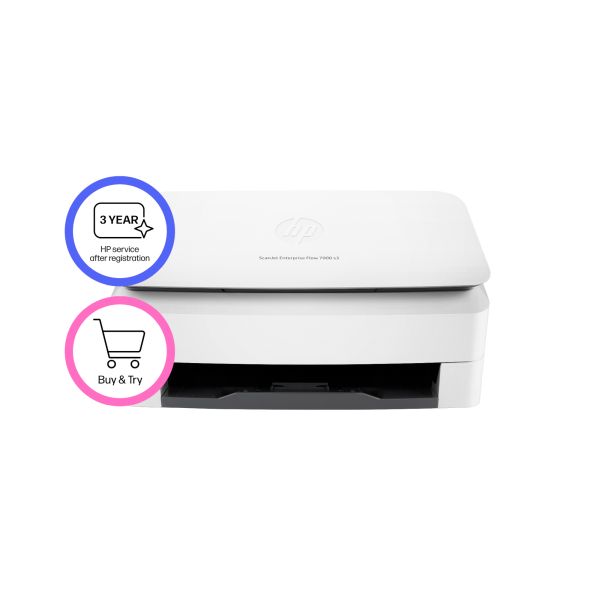 HP Scanjet Enterprise Flow 7000 s3 Paginascanner 600 x 600 DPI A4 Wit (L2757A#B19)