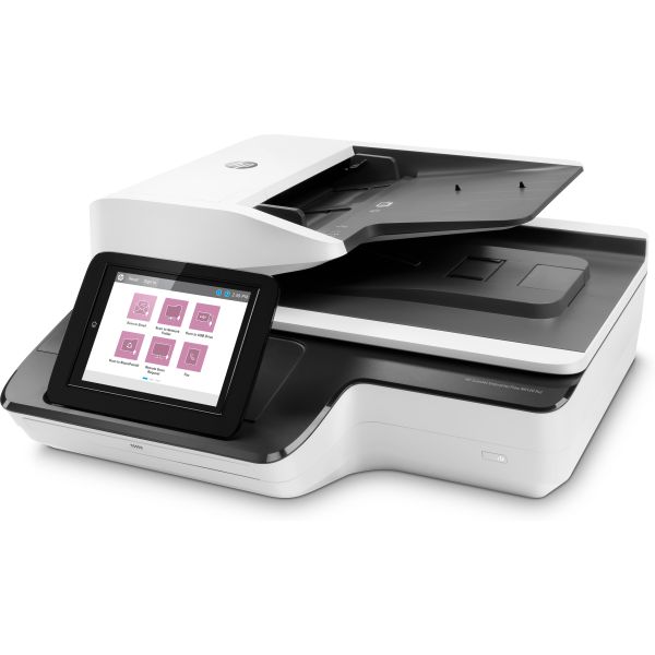 HP Scanjet Enterprise Flow N9120 fn2 Flatbed-/ADF-scanner 600 x 600 DPI A3 Zwart, Wit (L2763A#B19) HP Scanjet Enterprise Flow N9120 fn2 Flatbed-/ADF-scanner 600 x 600 DPI A3 Zwart, Wit (L2763A#B19)