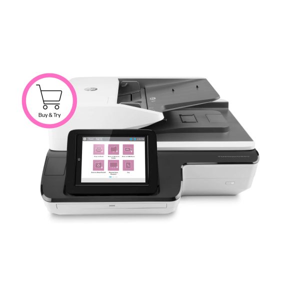 HP Scanjet Enterprise Flow N9120 fn2 Flatbed-/ADF-scanner 600 x 600 DPI A3 Zwart, Wit (L2763A#B19)