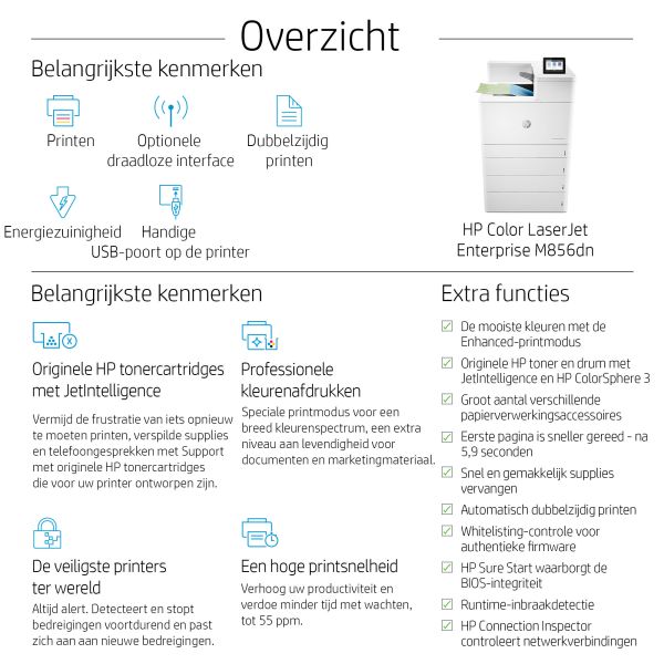 HP Color LaserJet Enterprise M856dn (T3U51A#B19)