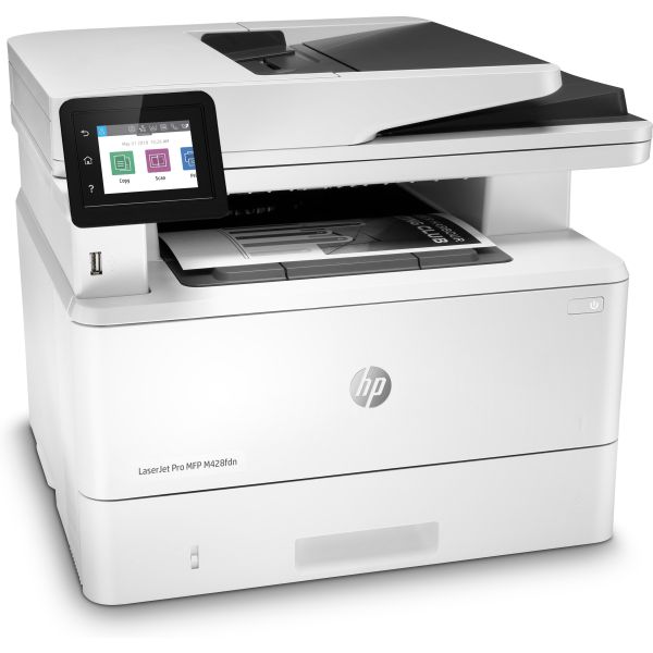 HP LaserJet Pro MFP M428fdn, Zwart-wit, Printer voor Bedrijf, Printen, kopiëren, scannen, fax, e-mail, Scannen naar e-mail; Dubbelzijdig scannen (W1A29A#B19)