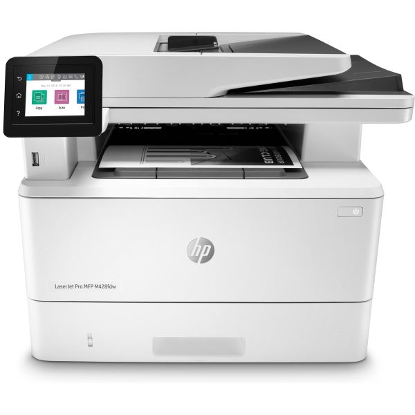 HP LaserJet Pro MFP M428fdw, Printen, kopiëren, scannen, fax, e-mail, Scannen naar e-mail; Dubbelzijdig scannen (W1A30A#B19)