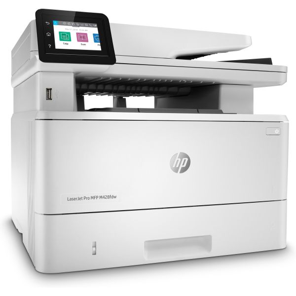 HP LaserJet Pro MFP M428fdw, Printen, kopiëren, scannen, fax, e-mail, Scannen naar e-mail; Dubbelzijdig scannen (W1A30A#B19)