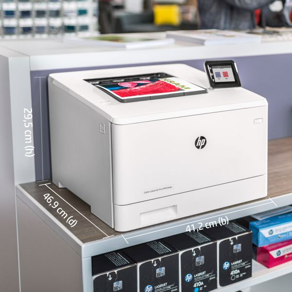 HP Color LaserJet Pro M454dw, Print, Printen via de USB-poort aan voorzijde; Dubbelzijdig printen (W1Y45A#B19)