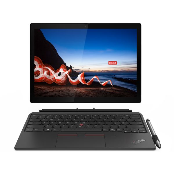 Lenovo ThinkPad X12 Detachable Gen 2 Intel Core Ultra 5 134U Hybride (2-in-1) 31,2 cm (12.3") Touchscreen Full HD+ 16 GB LPDDR5x-SDRAM 512 GB SSD Wi-Fi 6E (802.11ax) Windows 11 Pro Duits Zwart (21LK001LGE)