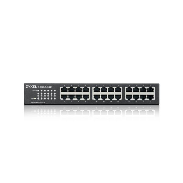 Zyxel GS1100-24Ev4 Unmanaged + 24 port Gigabit Unmanaged Switch v4 (GS1100-24E-EU0104F)