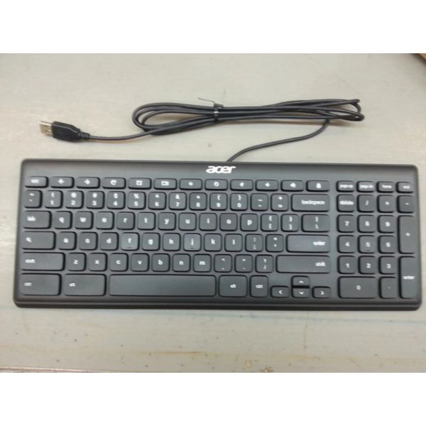 Acer USB Toetsenbord Spaans Zwart (DK.USB1P.0PE)