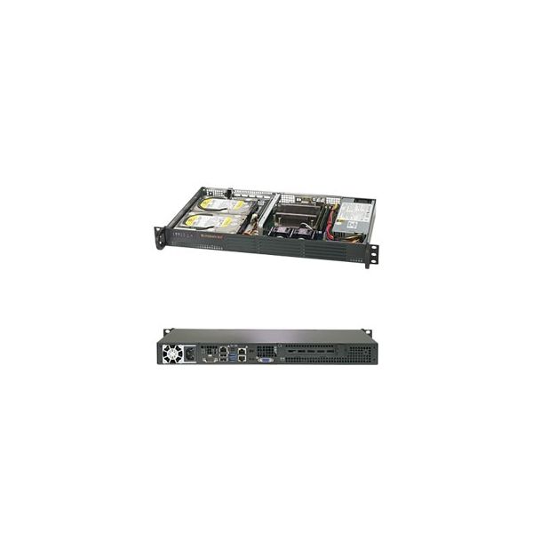 Supermicro SuperServer 5019C-L Intel C242 LGA 1151 (Socket H4) Rack (1U) Zwart (SYS-5019C-L)