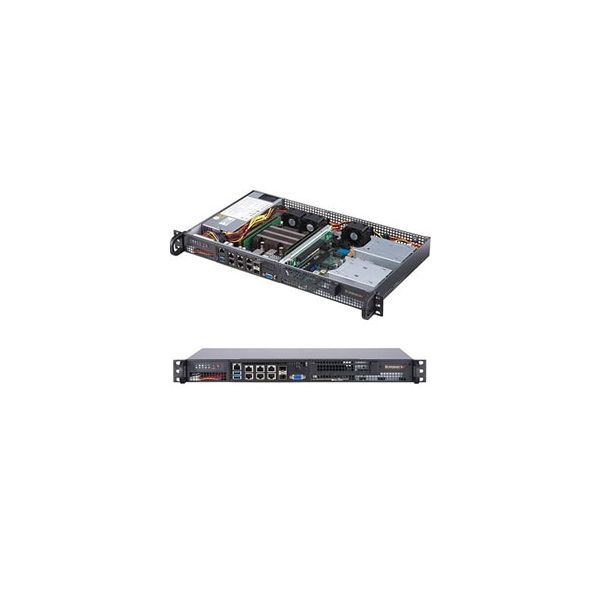 Supermicro SuperServer 5019D-FN8TP Rack (1U) Zwart (SYS-5019D-FN8TP)