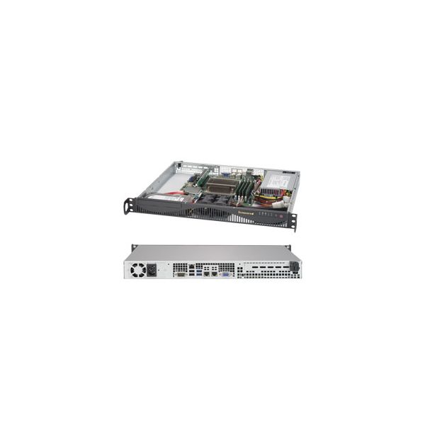 Supermicro 5019S-ML Intel® C236 LGA 1151 (Socket H4) Rack (1U) Zwart (SYS-5019S-ML)