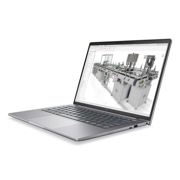 HP ZBook 8 G2i Wolf Pro Security Edition Copilot+ PC Intel Core Ultra 5 336H Mobiel werkstation 35,6 cm (14") WUXGA 24 GB DDR5-SDRAM 512 GB SSD NVIDIA RTX PRO 500 Blackwell Wi-Fi 7 (802.11be) Windows 11 Pro AI Workstation, AI PC Zilver (DN7T7ET#ABH)
