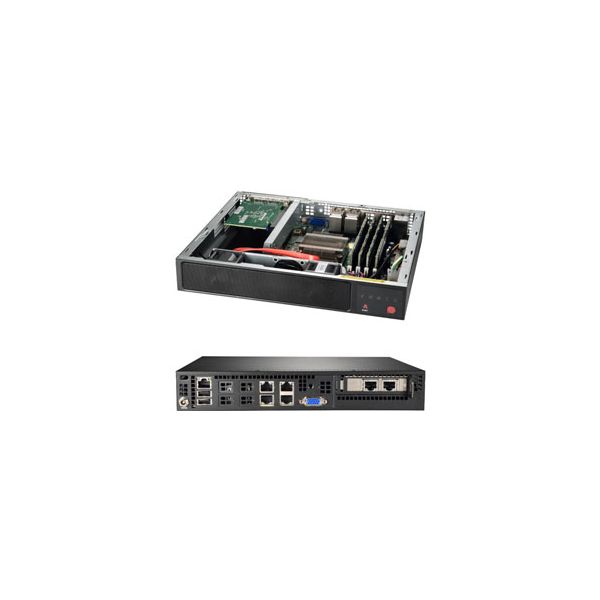 Supermicro SYS-E300-9A-4C server barebone Intel SoC Zwart (SYS-E300-9A-4C) Supermicro SYS-E300-9A-4C server barebone Intel SoC Zwart (SYS-E300-9A-4C)