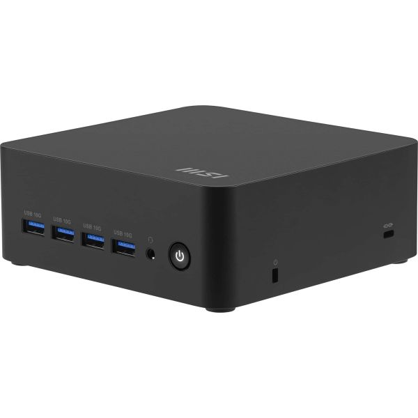 MSI Cubi Z AI 8M-004BEU Cube Zwart 8945HS AMD SoC 4,1 GHz Ingebouwde luidsprekers (CUBI Z AI 8M-004BEU)