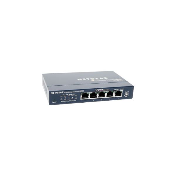 NETGEAR GS105 - switch - 5 porte (GS105GE*4)