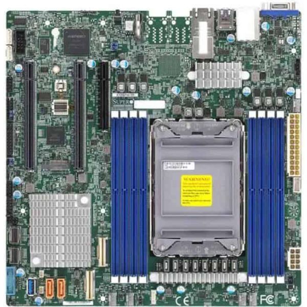 Super Micro SUPERMICRO X12SPi-TF - Motherboard - ATX - LGA4189-Sockel - C621A Chipsatz - USB 3.2 Gen 1 - 2 x 10 Gigabit LAN - On (MBD-X12SPI-TF-B)