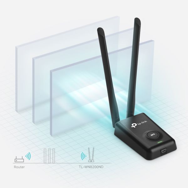 TP-Link TL-WN8200ND netwerkkaart WLAN 300 Mbit/s