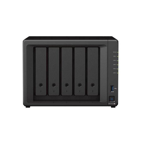Synology DiskStation DS1522+ data-opslag-server NAS Tower Ethernet LAN Zwart R1600 (DS1522+)