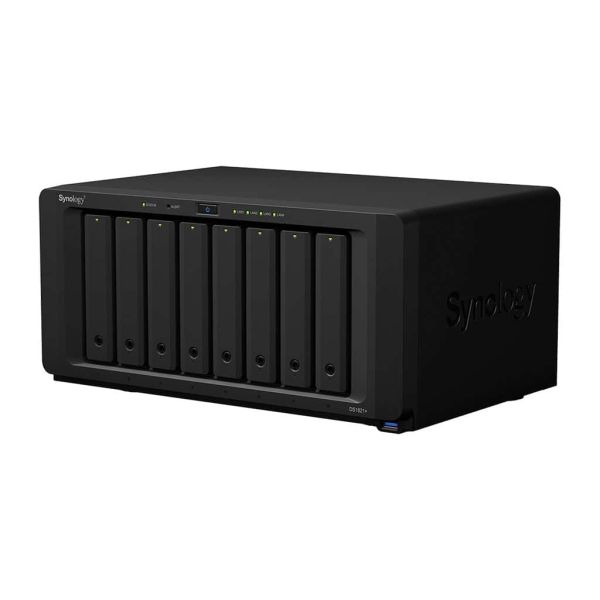 Synology DiskStation DS1821+ data-opslag-server NAS Tower Ethernet LAN Zwart V1500B (DS1821+)