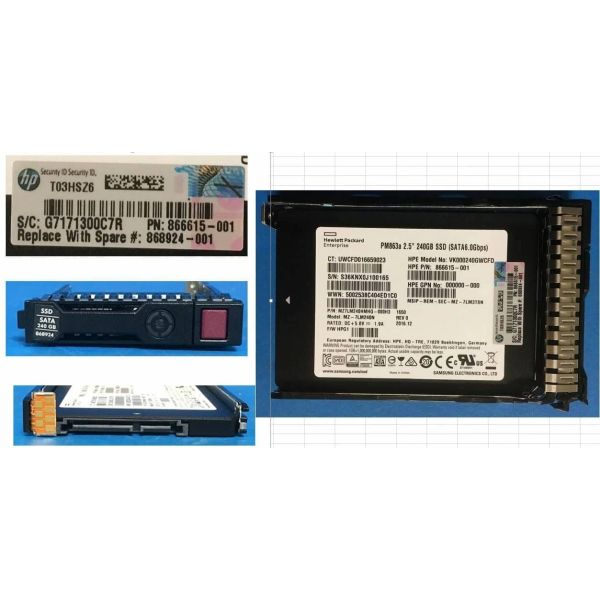 HPE 240GB SATA 6G READ (VK000240GWCFD-RFB)