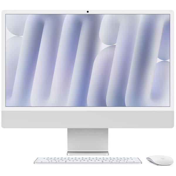 Apple iMac Z1E2 59.62cm 23.5Zoll Standardglas M4 8C CPU/8C GPU/16C N.E. 16GB 1TB SSD Ohne Eth MM NumKey TID DE Silber (Z1E2-MWUC3D/A-078TET)