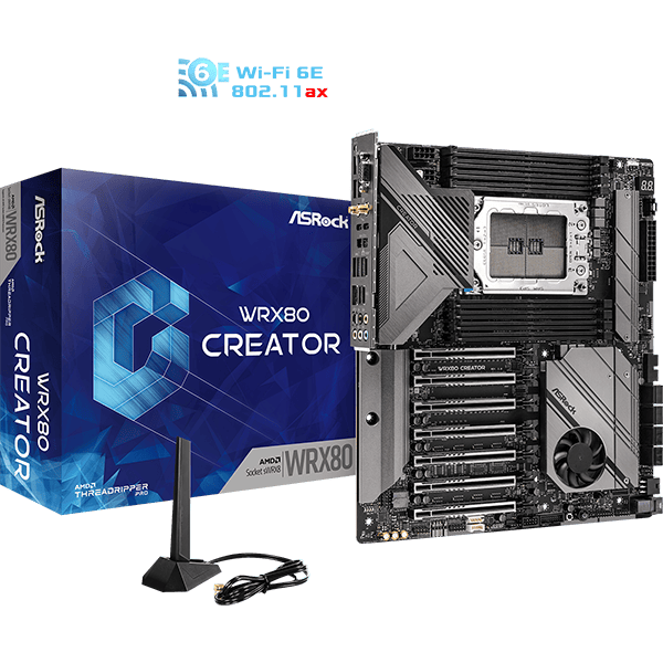 ASRock Motherboard WRX80 CREATOR R20 (WRX80 CREATOR R2.0)
