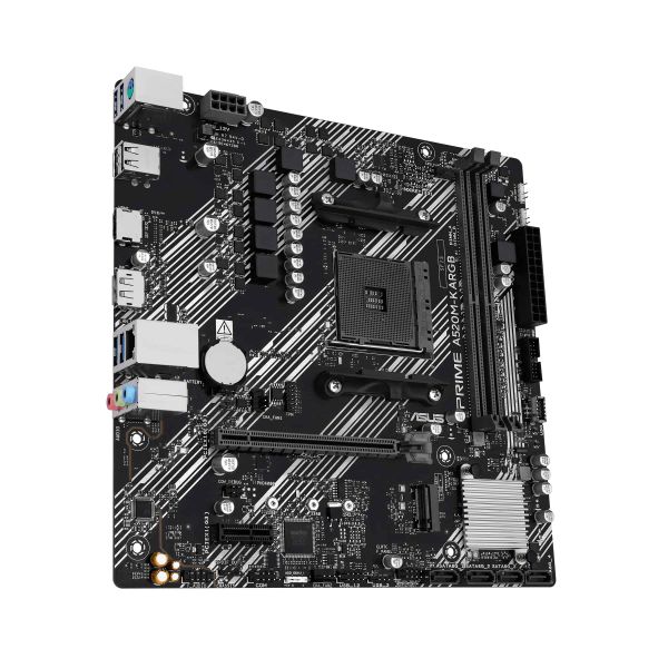 ASUS PRIME A520M-K ARGB AMD A520 Socket AM4 micro ATX (90MB1R00-M0EAY0)