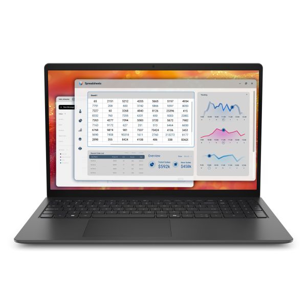 DELL Pro 15 Essential PV15265 AMD Ryzen™ 5 130 Laptop 39,6 cm (15.6") Full HD 16 GB DDR5-SDRAM 512 GB SSD Wi-Fi 6 (802.11ax) Windows 11 Pro US International Zwart