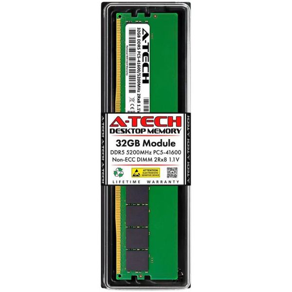 Dell 32GB DDR5-5600MHz PC5-44800B UDIMM (SNP8D9M0C/32G)