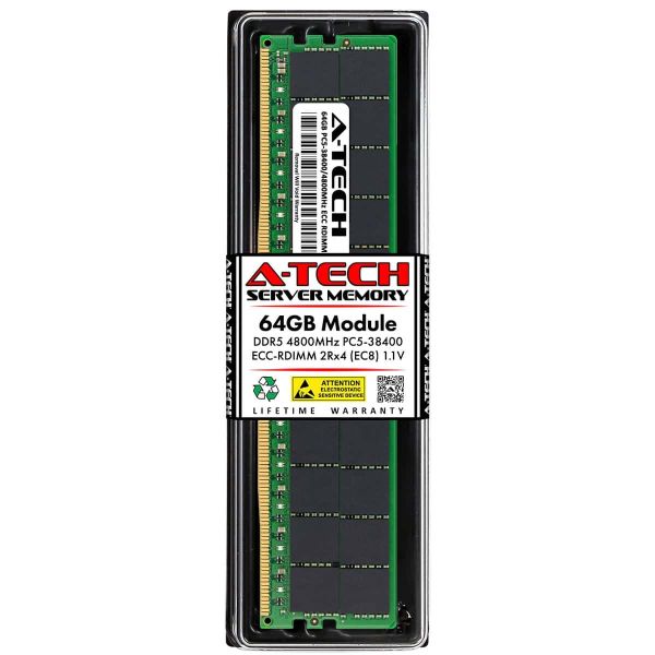 Dell 64GB DDR5-4800MHz PC5-38400 RDIMM (SNPJ52K5C/64G)