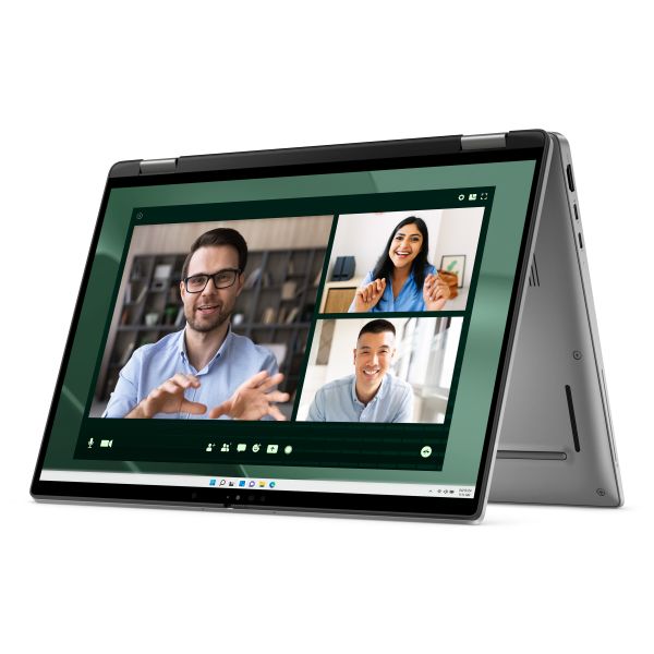DELL Latitude 7450 2-in-1 Intel Core Ultra 7 165U Hybride (2-in-1) 35,6 cm (14") Touchscreen Full HD+ 16 GB LPDDR5x-SDRAM 512 GB SSD Wi-Fi 7 (802.11be) Windows 11 Pro Duits Grijs (TXM07)
