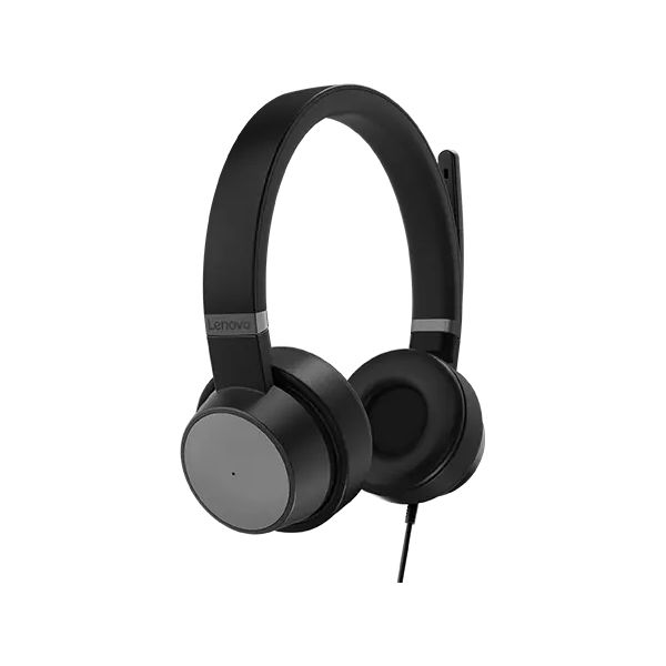 Lenovo Go Wired ANC Headset Bedraad Hoofdband Car/Home office USB Type-C Zwart (4XD1C99223)