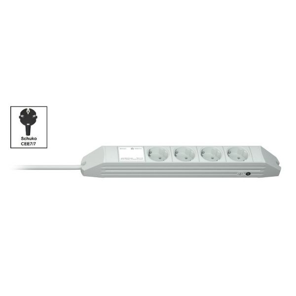 Vertiv Knürr DI-STRIP PDU, basic, 0U/1U, ingang Schuko 230 V 16 A, uitgangen (4) Schuko (033001041)