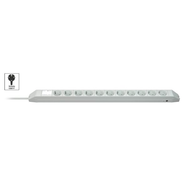 Vertiv Knürr DI-STRIP PDU, basic, 0U/1U, ingang Schuko 230 V 16 A, uitgangen (11) Schuko (033001111)