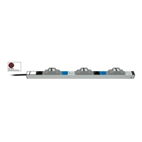 Vertiv Knürr 033009061 energiedistributie 6 AC-uitgang(en) 0U Zwart, Grijs (033009061)