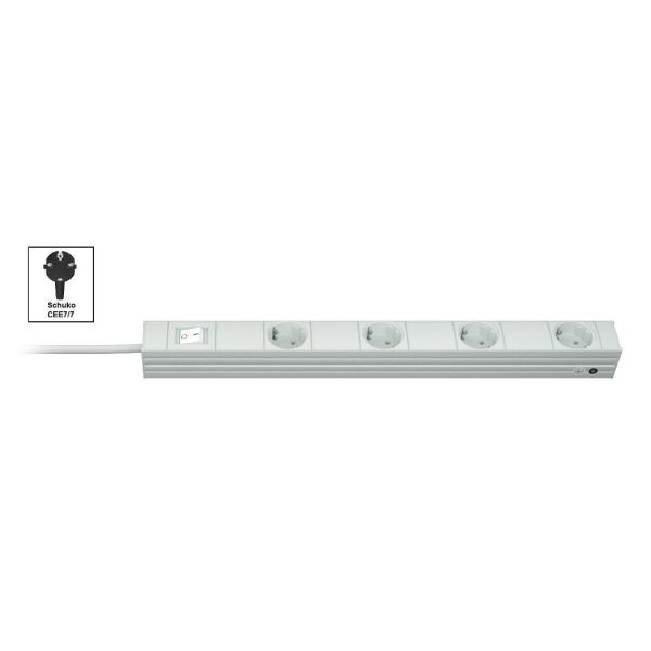 Vertiv Knürr DI-STRIP PDU, basic, 0U/1U, ingang Schuko 230 V 16 A, uitgangen (4) Schuko (033020541)